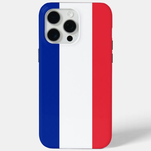 フランス旗 アップルiPhone 15 Pro Max ケース Case-Mate iPhoneケース (裏面)