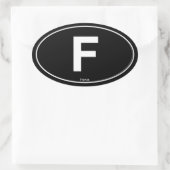 フランス楕円 楕円形シール (バッグ)