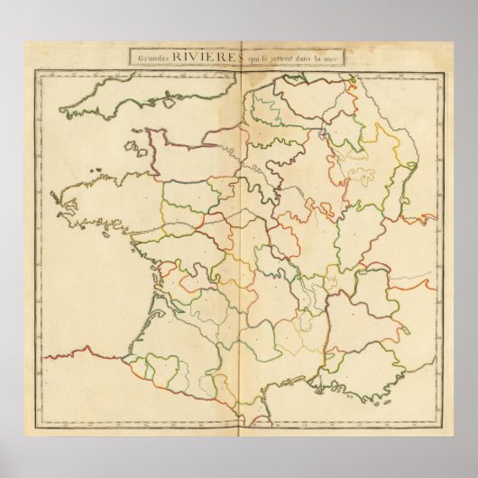 フランス河川概要 ポスター (正面)