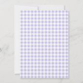 フランス犬の誕生日パーティーの招待 招待状 (裏面)