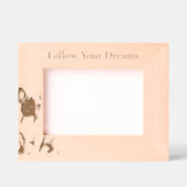 フランス犬 レーザー彫刻フレーム (正面)