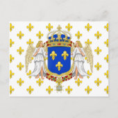 フランス王国の王室旗, フランス ポストカード (正面)