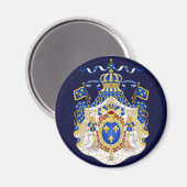 フランス王室ののグランドコート マグネット (正面/裏面)