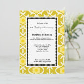 フランス田園スタイルの記念日 招待状 (スタンド正面)