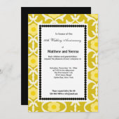 フランス田園スタイルの記念日 招待状 (正面/裏面)