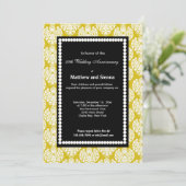 フランス田園風のアニバーサリー 招待状 (スタンド正面)