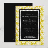 フランス田園風のアニバーサリー 招待状 (正面/裏面)