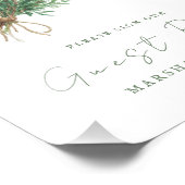 フランス田園風ローズマリーのゲストブックサイン フォトプリント            (角)