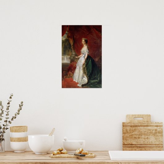 フランス皇后陛下のポートレート ポスター (キッチン)