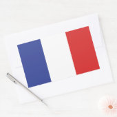 フランス第一フランス不服従フラグMFGA 長方形シール (封筒)