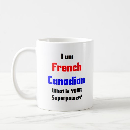 フランス系カナダ人 コーヒーマグカップ (左)