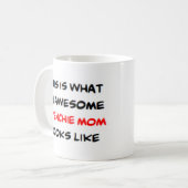 フランス素晴らし母 コーヒーマグカップ (正面左)