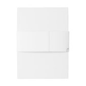 フランス結婚のパリ |スタイル化されたスカイラインモノグラム 招待状ベリーバンド (裏面例)