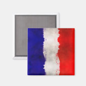 フランス芸術的国旗フランスの マグネット (正面/裏面)