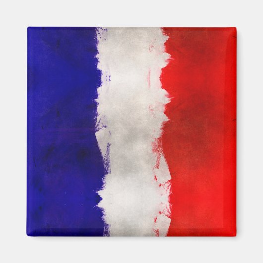 フランス芸術的国旗フランスの マグネット (正面)
