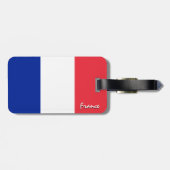 フランス荷物預かりフランスの旗 ラゲッジタグ (裏面横)