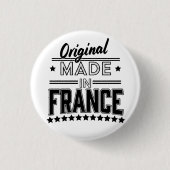 フランス製ロゴ 缶バッジ (正面)