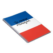 フランス話国旗の色の言語を使用する ノートブック (右側)