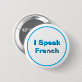 フランス語が話せます バッジ (正面&裏面)