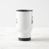 フランス語でオンラインデザインDIYを印刷 トラベルマグ (中央)