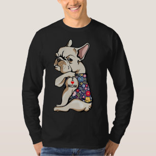 フランス語で母を愛おもしろいすフランスの Tシャツ