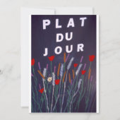 フランス語で食事にサイン (正面)