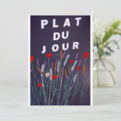 フランス語で食事にサイン (スタンド正面)