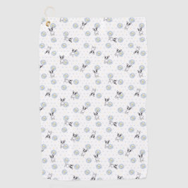 フランス語とデイジー ゴルフタオル