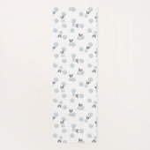 フランス語とデイジー ヨガマット (裏面)