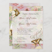 フランス語のタイトル"Les Fleurs"は「花」という意味です。 招待状 (正面/裏面)