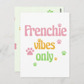 フランス語のビベスのみ ポストカード (正面/裏面)