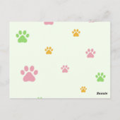 フランス語のビベスのみ ポストカード (裏面)