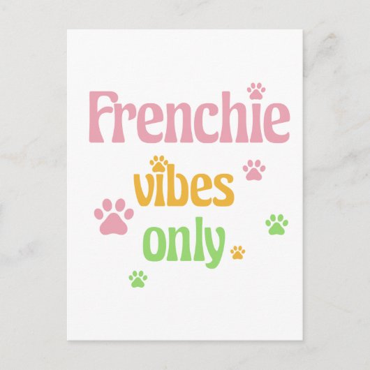 フランス語のビベスのみ ポストカード (正面)