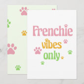 フランス語のビベスのみ 招待状 (正面/裏面)