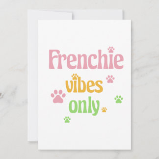 フランス語のビベスのみ 招待状