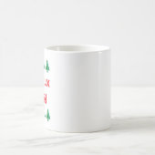 フランス語のメリークリスマス コーヒーマグカップ (中央)