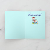 フランス語の先生に感謝を サンキューカード (内部)