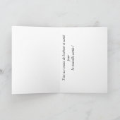 フランス語の新年の願い シーズンカード (内部)