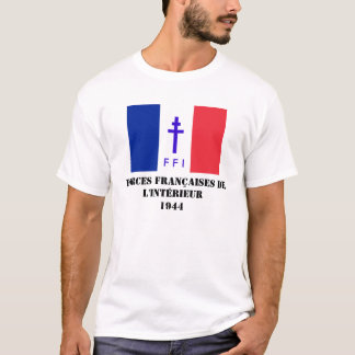 フランス語は抵抗を強制します Tシャツ