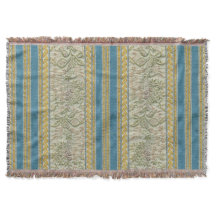 フランス語は花の生地の一見を刺繍しました