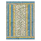 フランス語は花の生地の一見を刺繍しました テーブルクロス (正面)