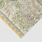 フランス語は花の生地の一見を刺繍しました 薄葉紙 (詳細)