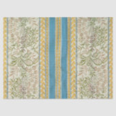 フランス語は花の生地の一見を刺繍しました 薄葉紙 (正面)