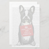 フランス語をハグする 便箋 (正面/裏面)