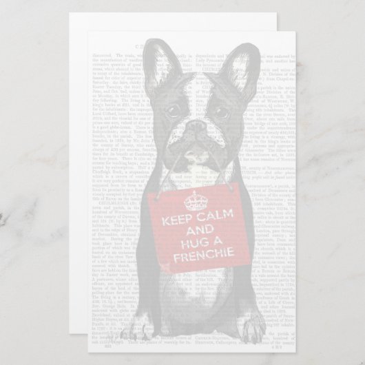 フランス語をハグする 便箋 (正面/裏面)