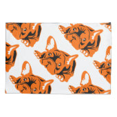 フランス語パターン 枕カバー (裏面)