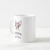 フランス語マグ コーヒーマグカップ (正面左)