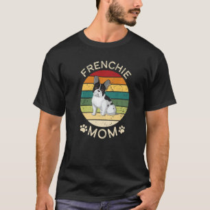 フランス語ママ犬ママフランスのママMamma Buldog Cute Re Tシャツ