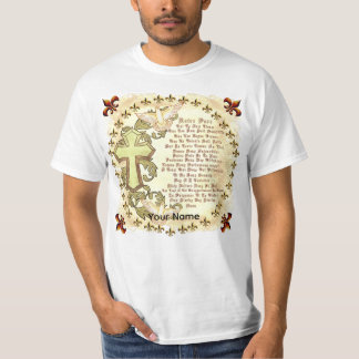 フランス語主の祈りキリスト教 Tシャツ