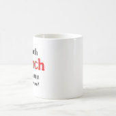 フランス語教師 コーヒーマグカップ (中央)